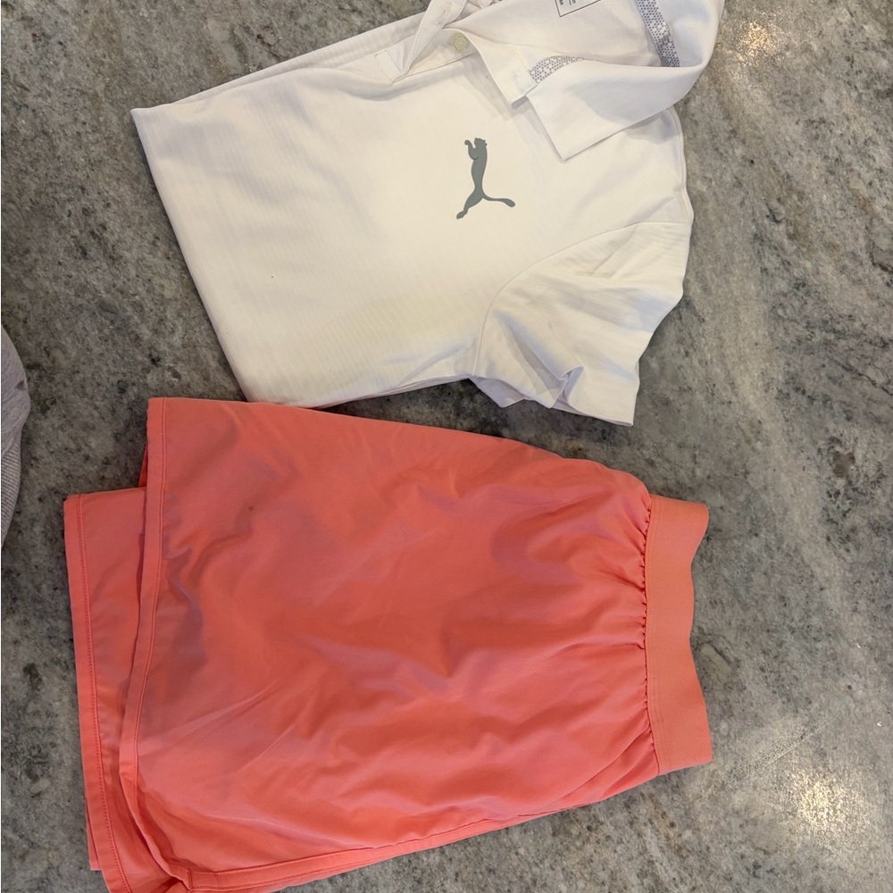 Puma Girls Golf Polo and Slazenger Golf or Tennis Skirt Skort